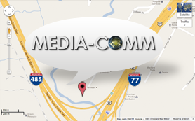 Map of Media Comm Location